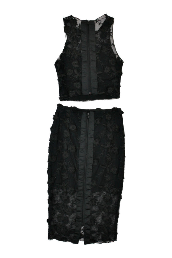 RUBY - Mesh Floral Co-Ord Set