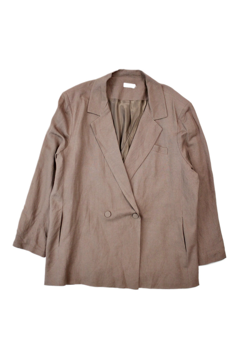 Liam - Linen Blend Oversized Blazer