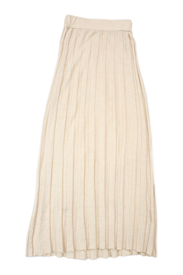 Penny Sage - Lightweight Rib Knit Skirt