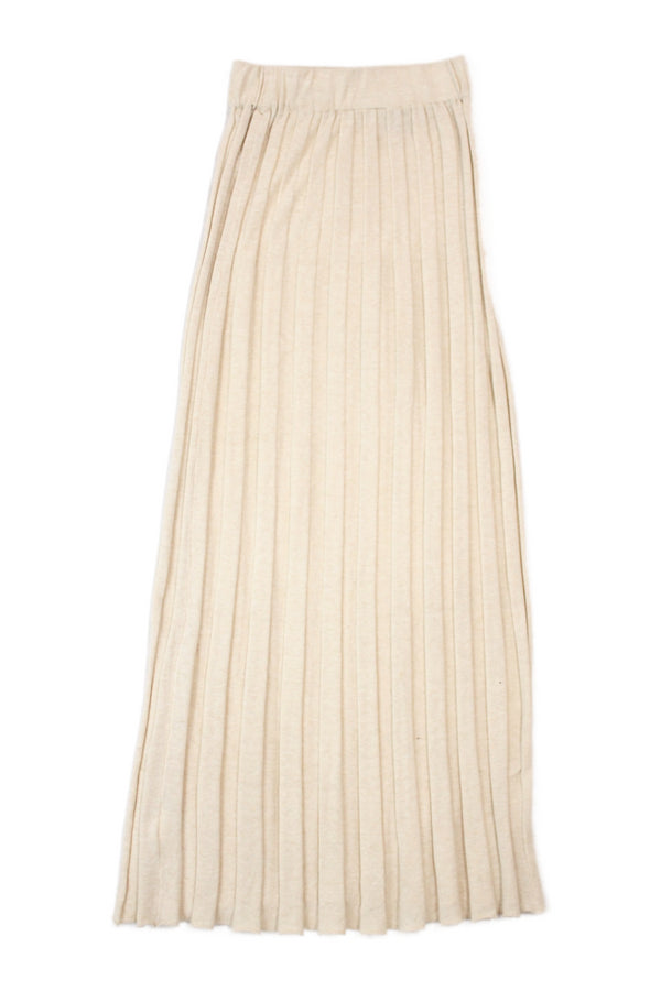 Penny Sage - Lightweight Rib Knit Skirt