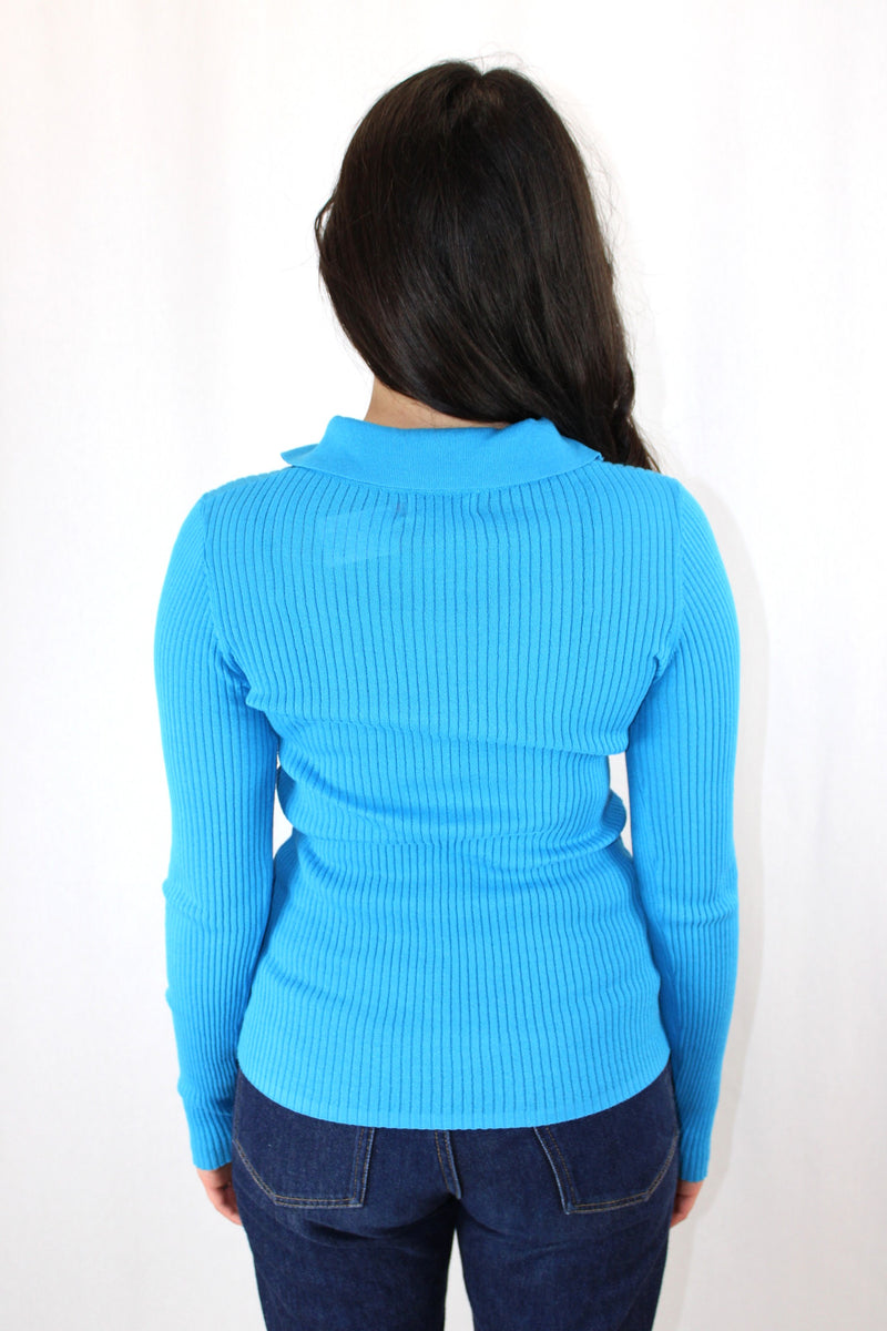 Henne - Ribbed Knit Top
