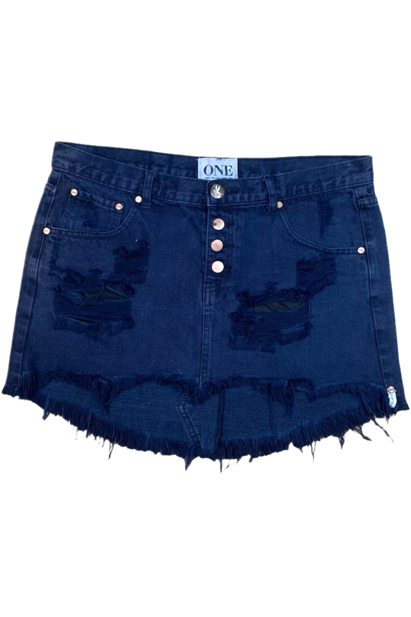 One Teaspoon - Denim Mini Skirt
