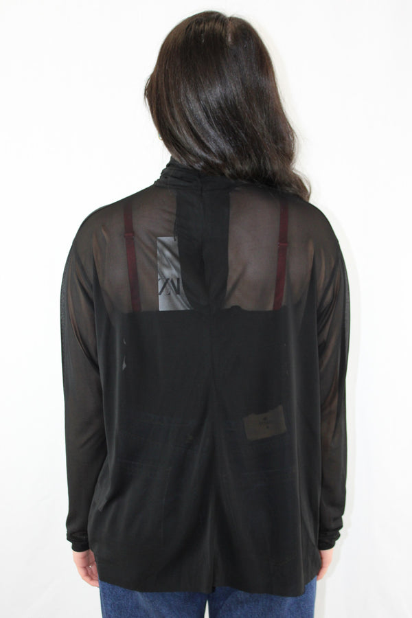 Zara - Twist Mesh Blouse