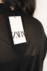 Zara - Twist Mesh Blouse