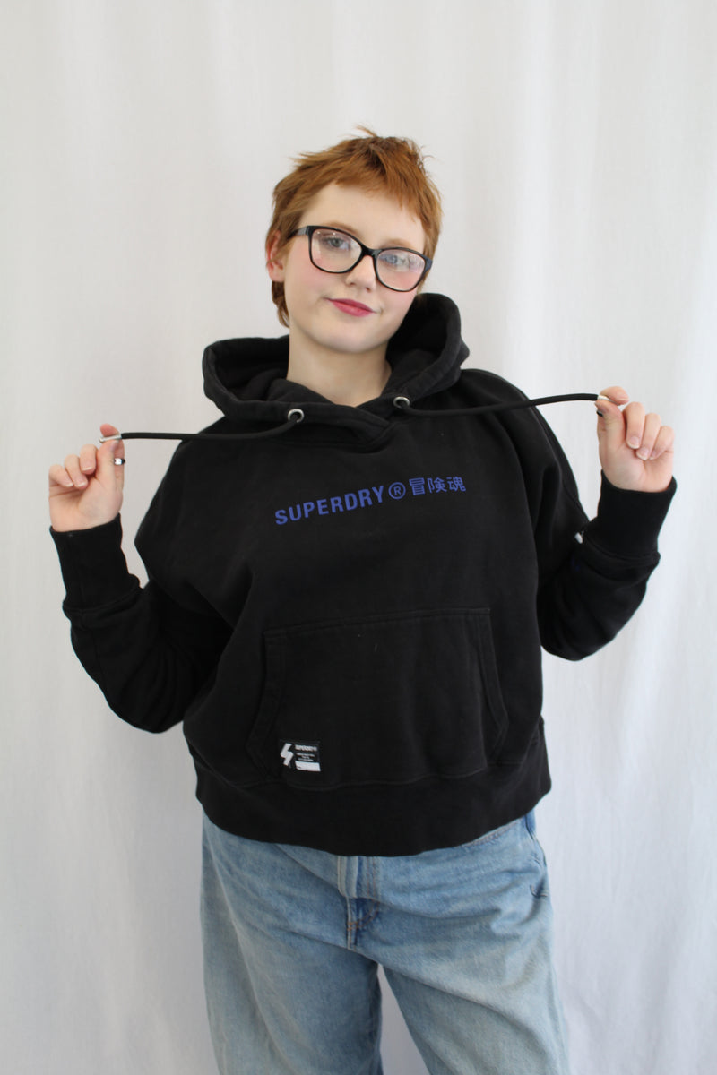 Superdry - Cropped Logo Hoody
