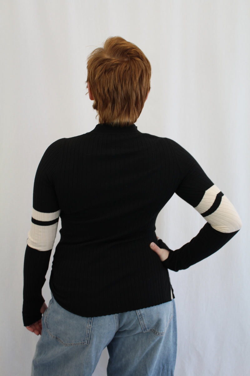 PE NATION - Embroidered Logo Long Sleeve