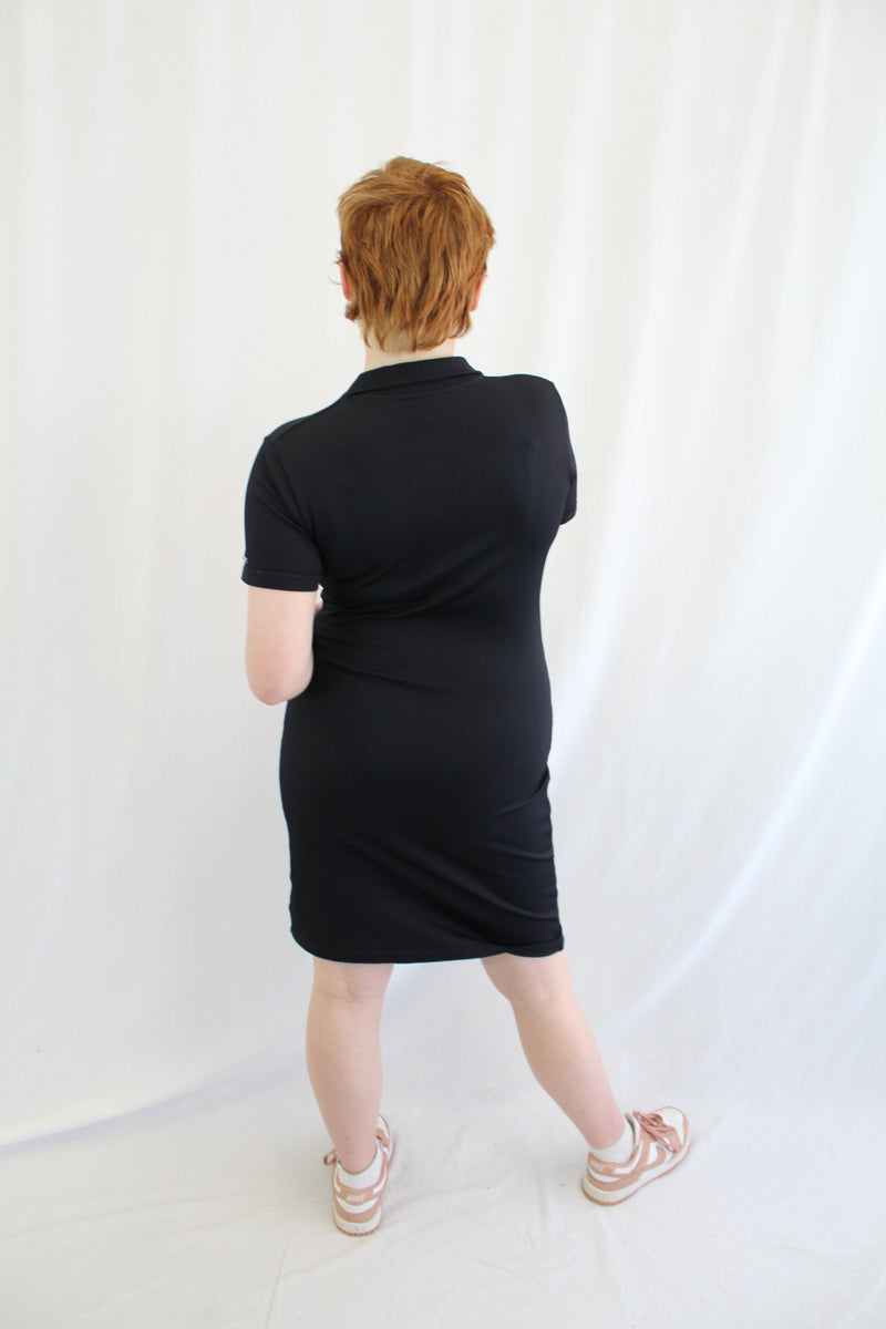 Aimn - Collared Midi Dress