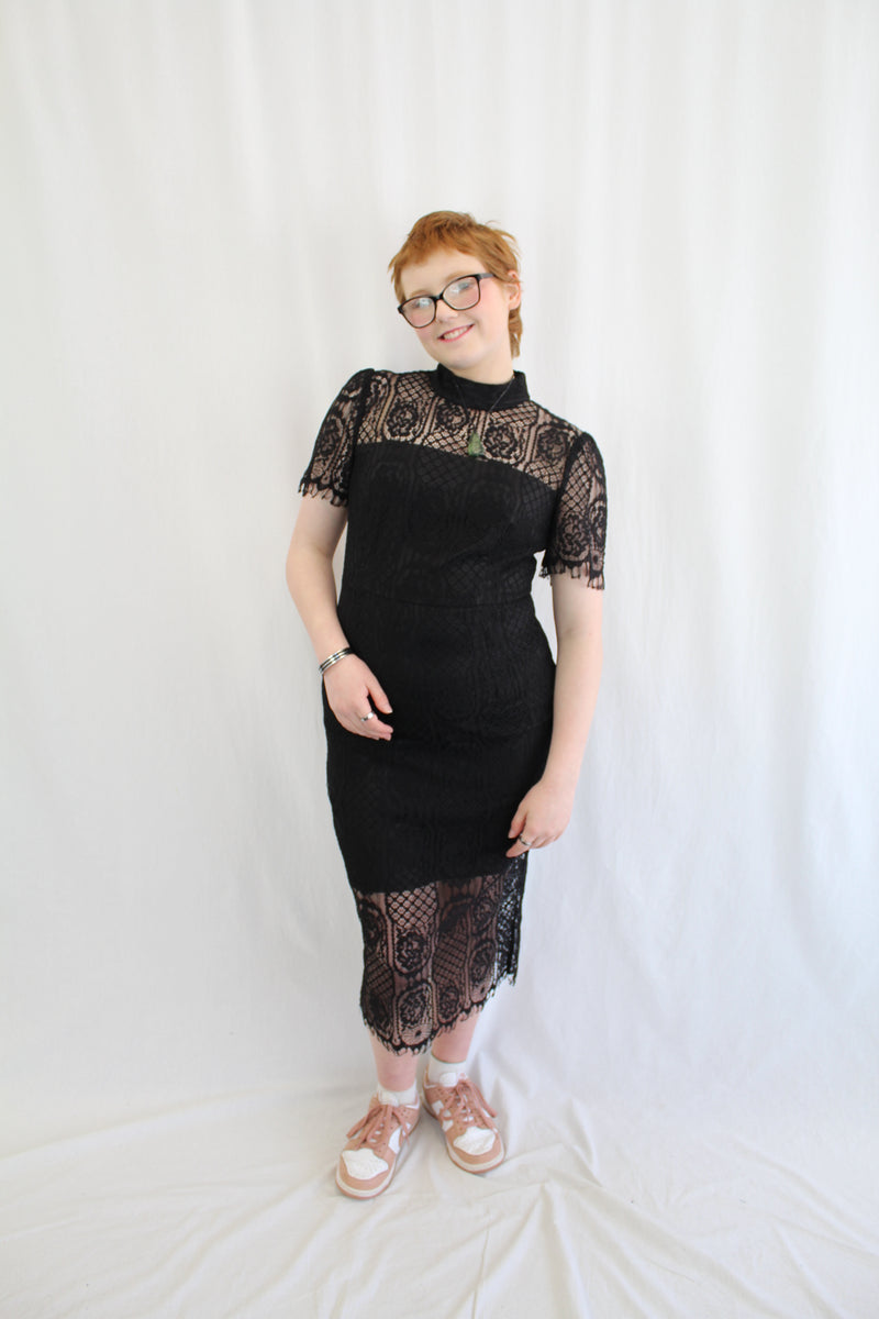 Mossman - Laced Midi Dress