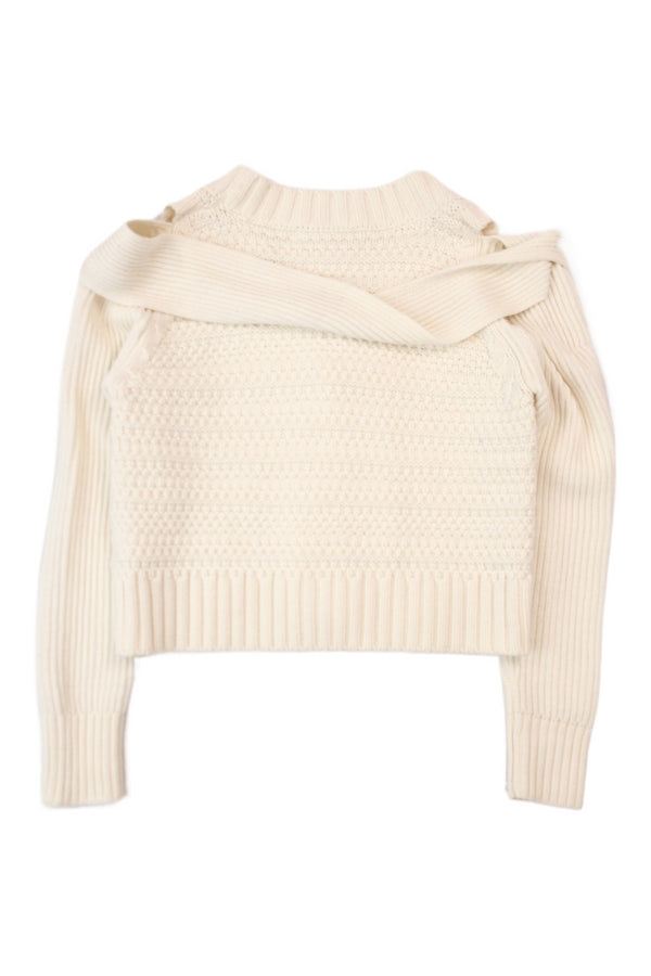 Wynn Hamlyn - Cropped Cut-Out Cardigan