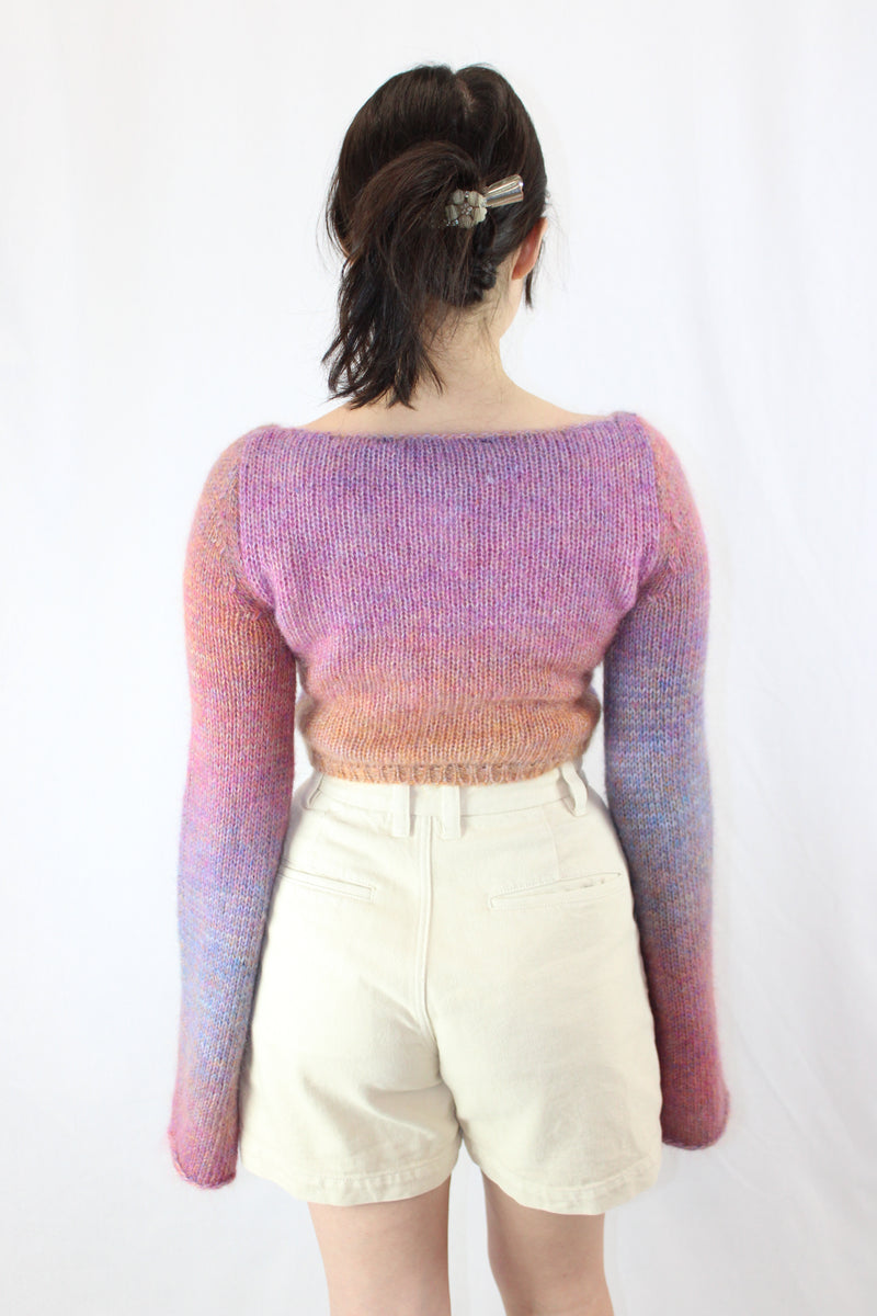 Stolen Girlfriends Club - Gradient Knit Crop Top