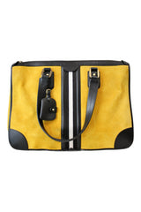 Bally - Yellow Suede Bag