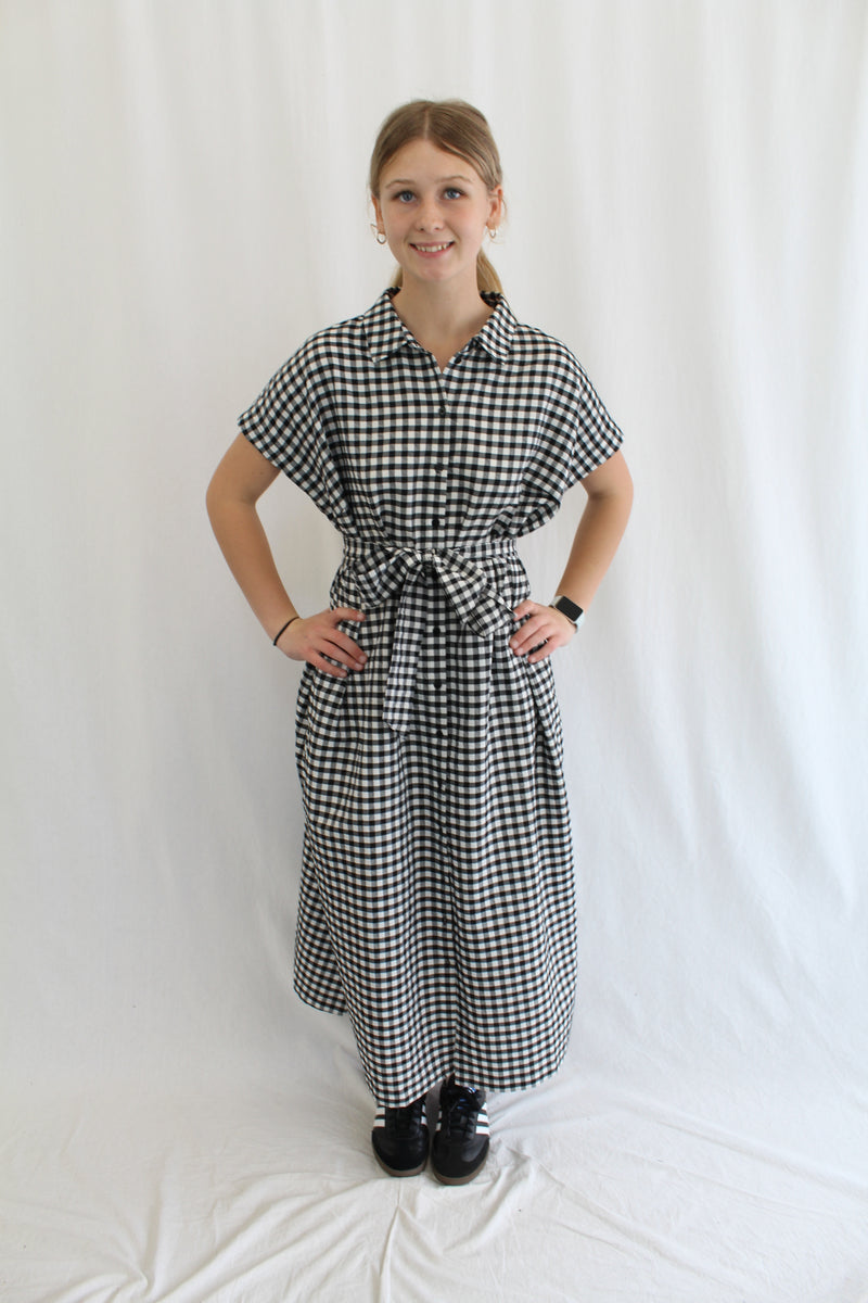 Elk - Gingham Maxi Dress