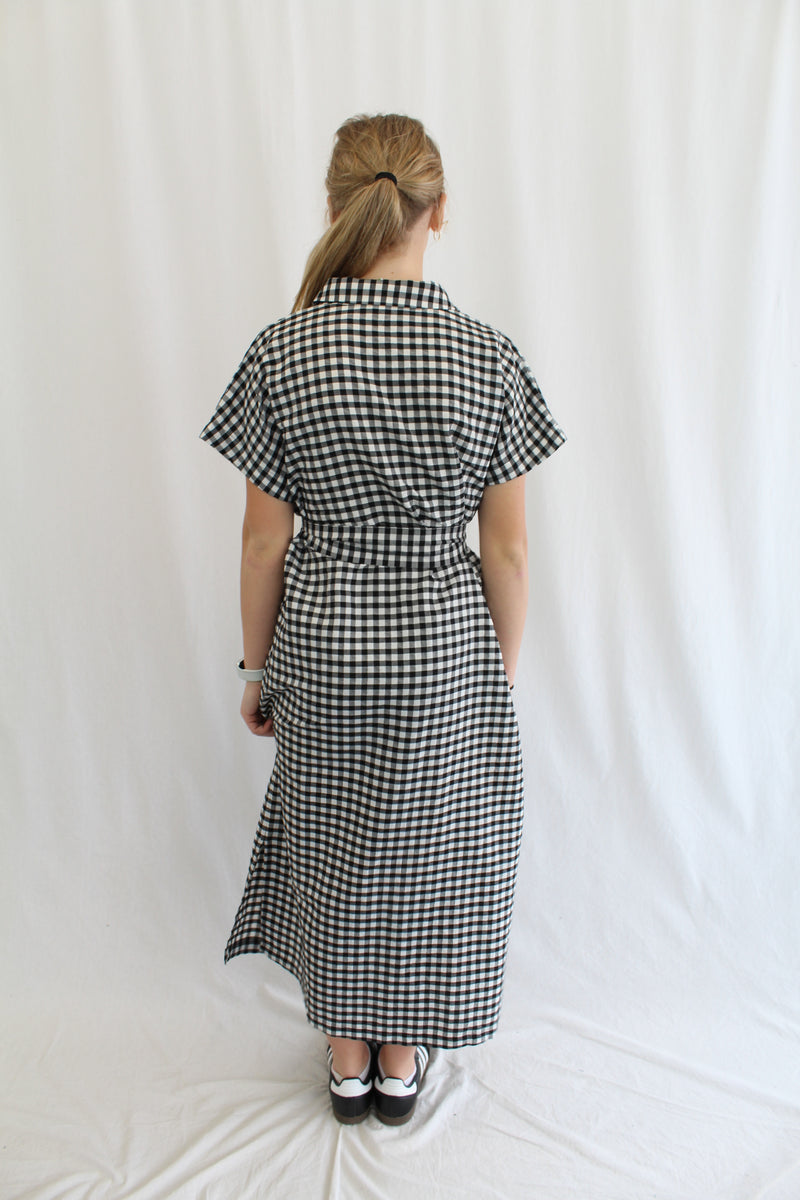 Elk - Gingham Maxi Dress