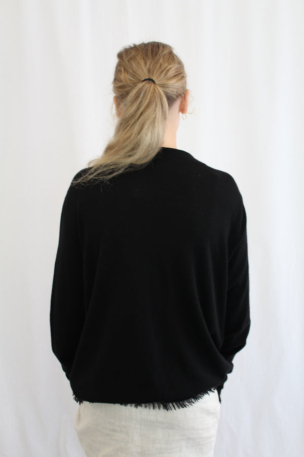 Karen Walker - Frayed Trim Cardigan