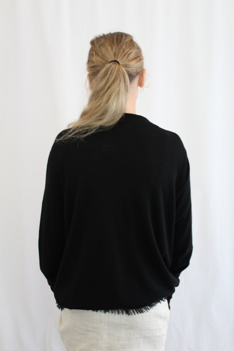 Karen Walker - Frayed Trim Cardigan