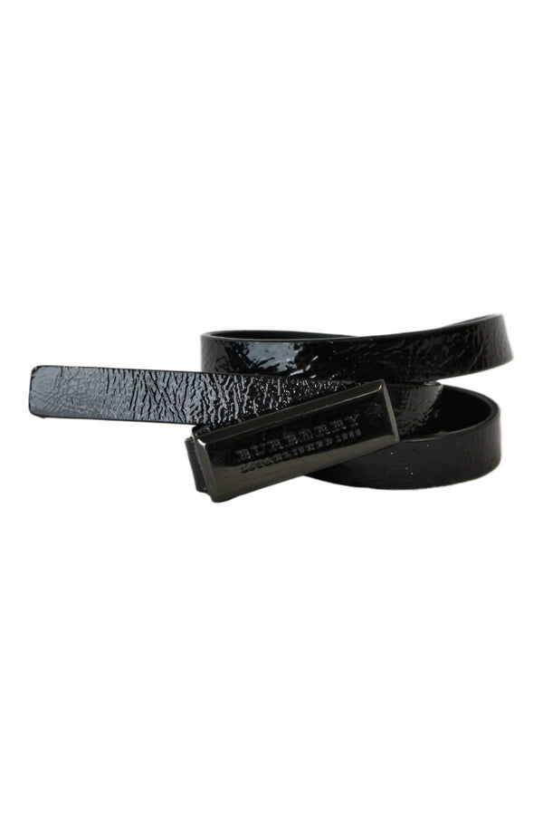 Burberry - Patent Leather Thin Belt