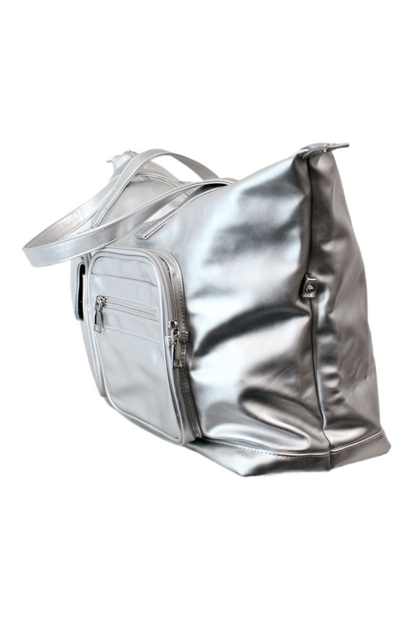 Large Silver Bag
