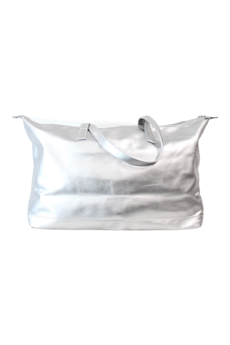 Large Silver Bag