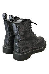 Dr. Martens - Silver Speckle 8 Eyelet Boots