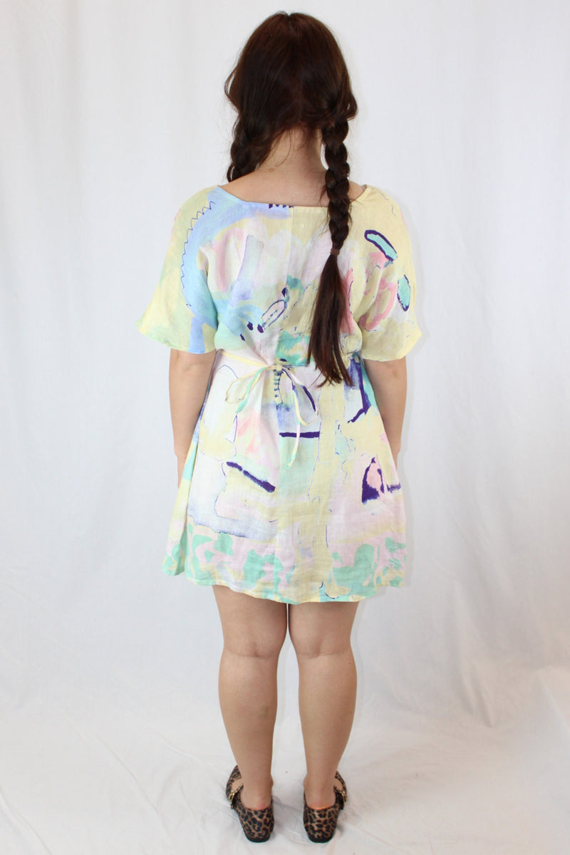 Misfit Mad Minds - Linen Midi Dress