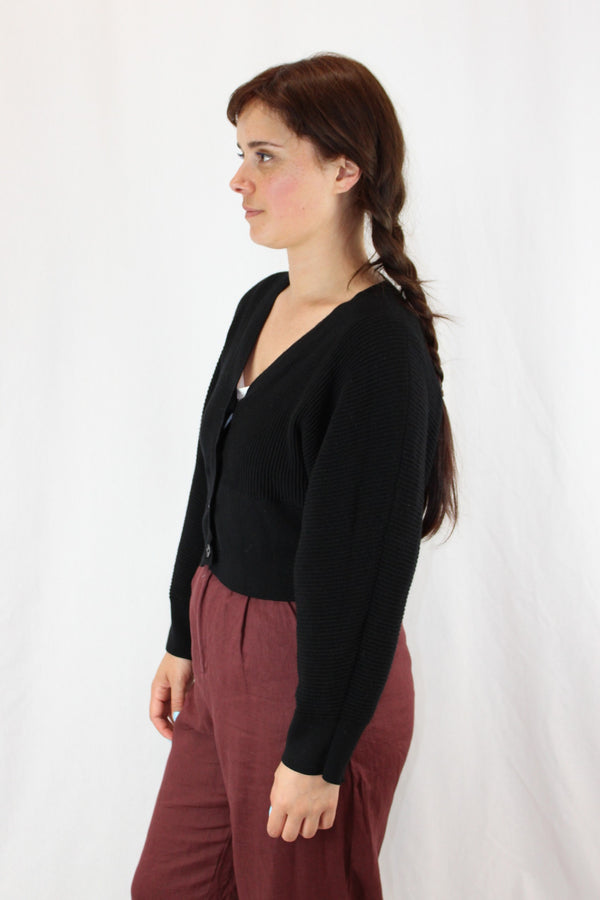 Alpha 60 - Relaxed Cropped Cardigan