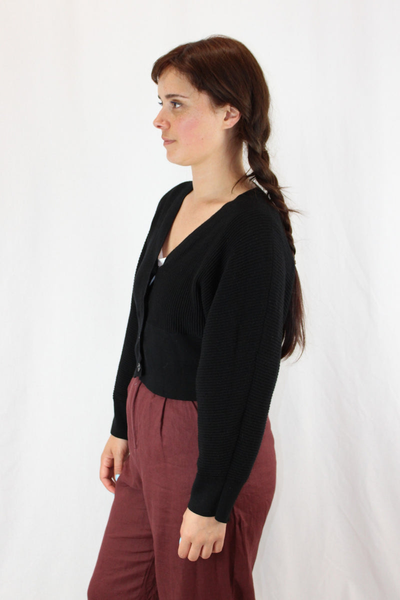 Alpha 60 - Relaxed Cropped Cardigan