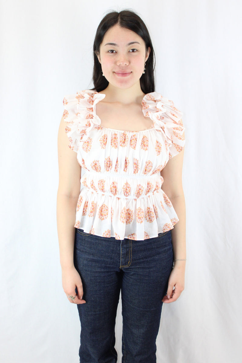 State Of Play - Frilly Cropped Cami