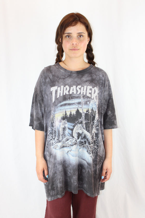 Thrasher - Tie Dye Wolf Tee