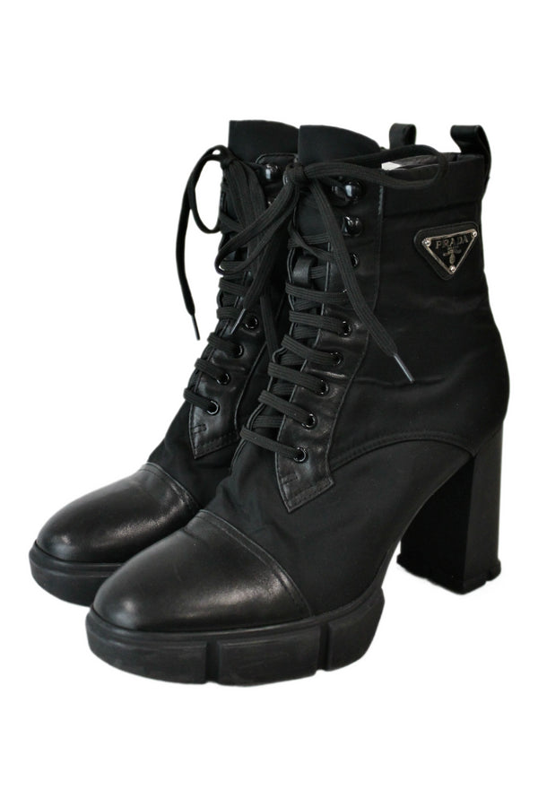 Prada - 110 Nylon Utility Boots