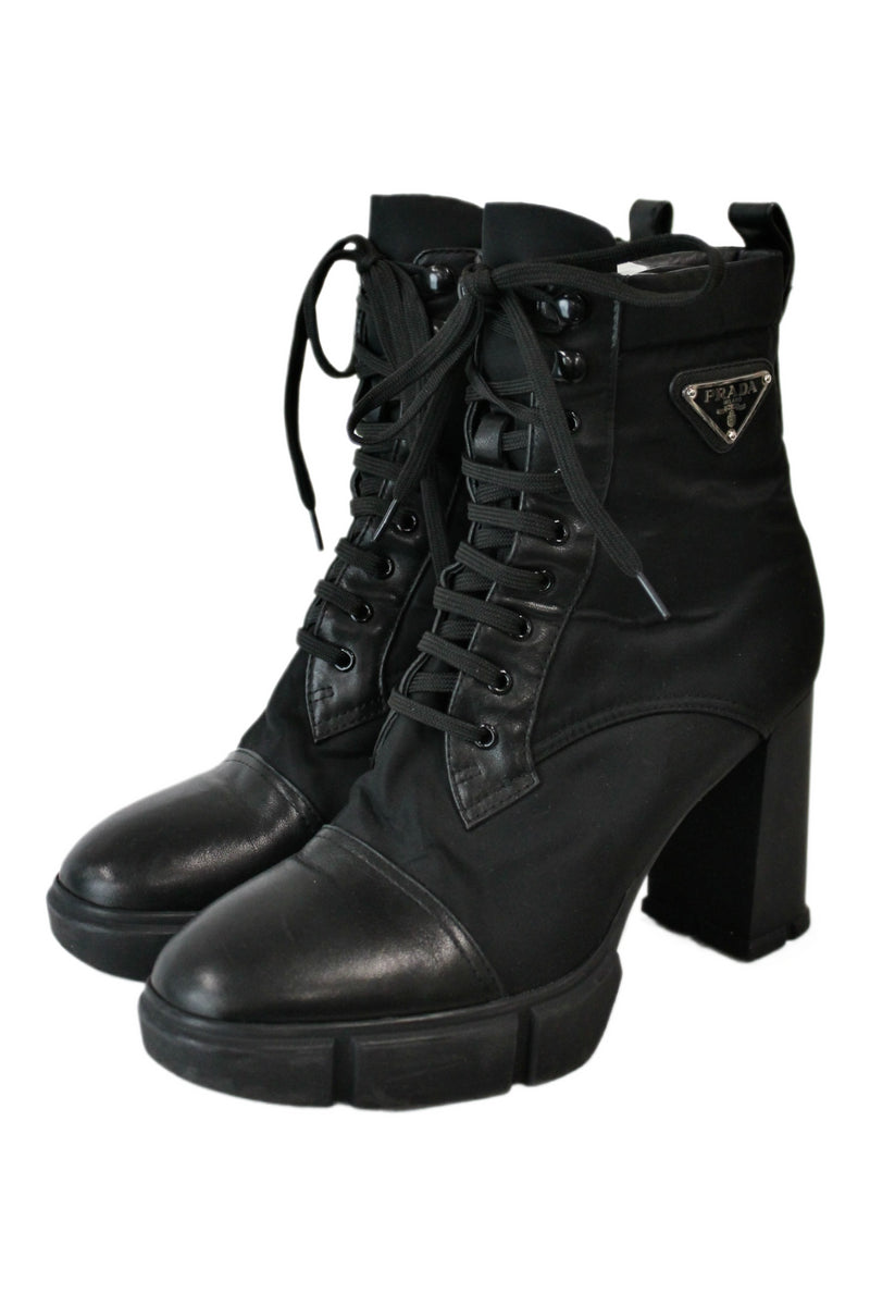 Prada - 110 Nylon Utility Boots