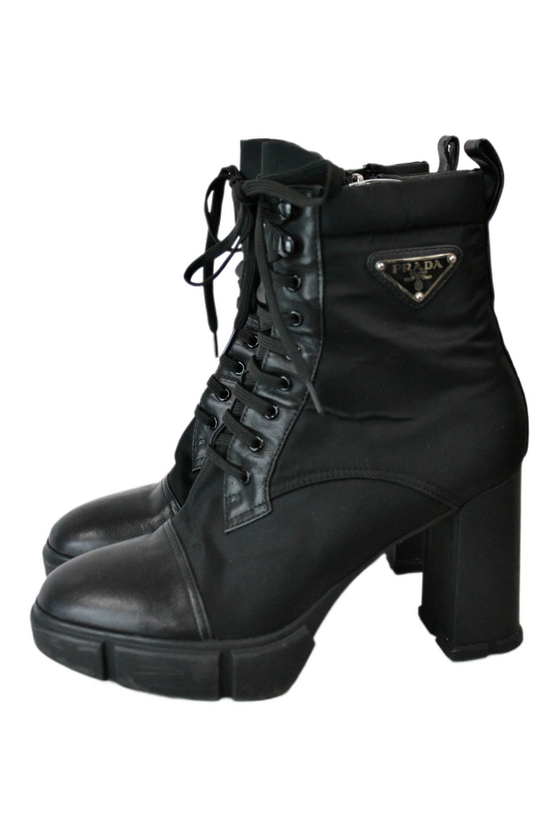 Prada - 110 Nylon Utility Boots