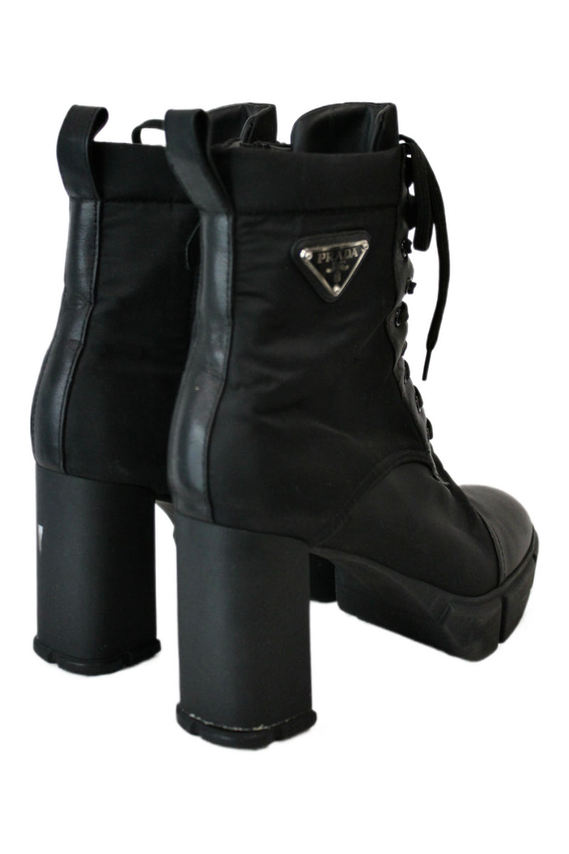 Prada - 110 Nylon Utility Boots