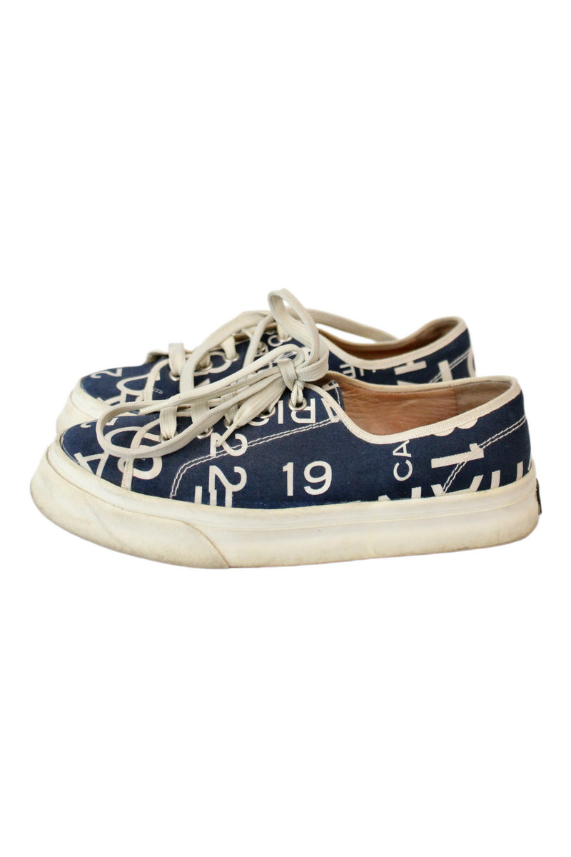 Chanel - Printed Canvas Sneakers