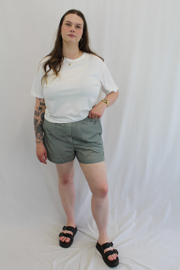 Tibi - 'Silk Nylon Pull On Shorts'