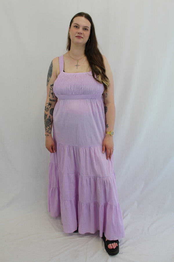 Scotch & Soda - 'Strappy Seersuckers Maxi Dress' NWT