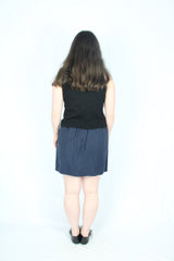 Karen Walker - Navy Mini Skirt