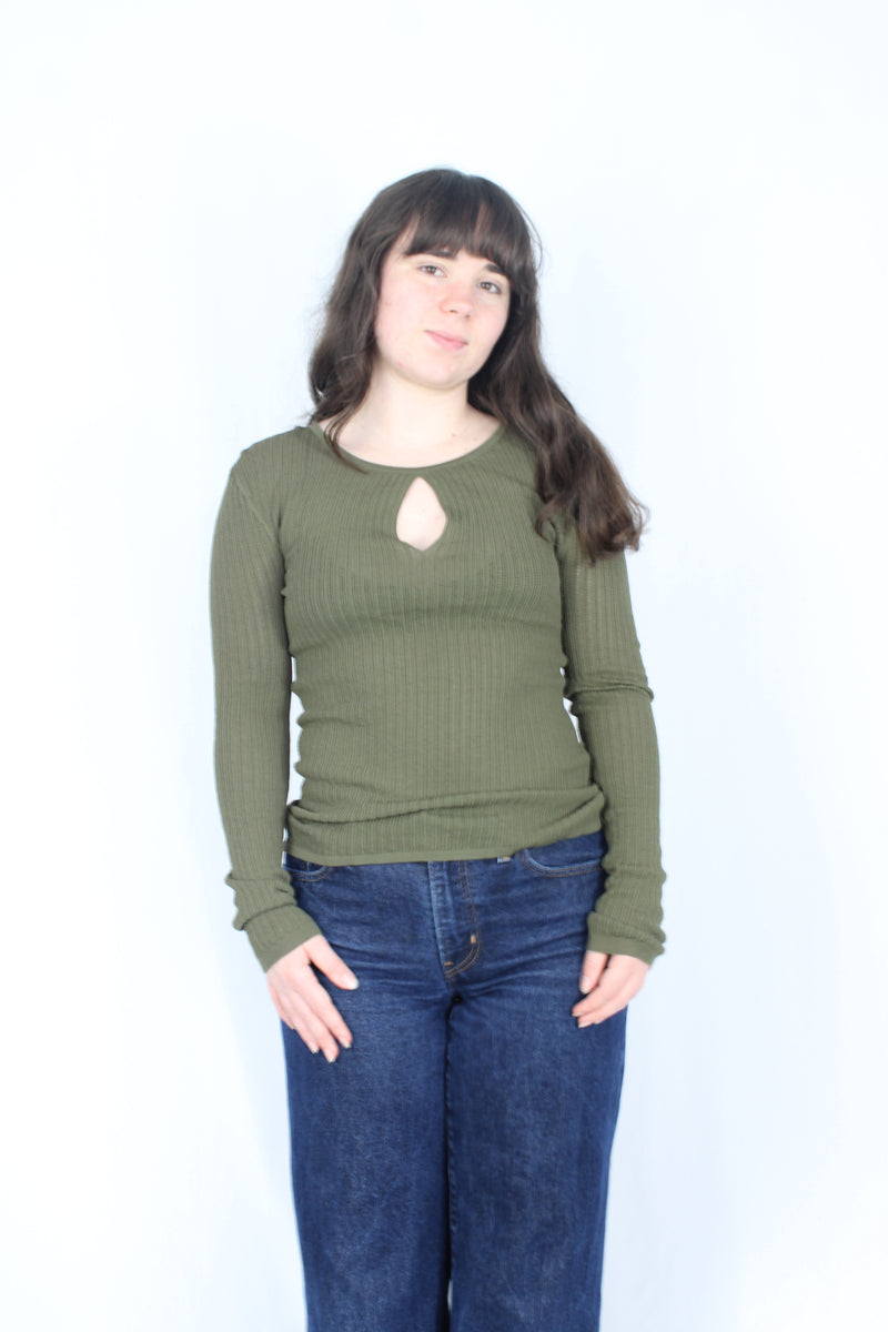 Ruby - Keyhole Knit Top