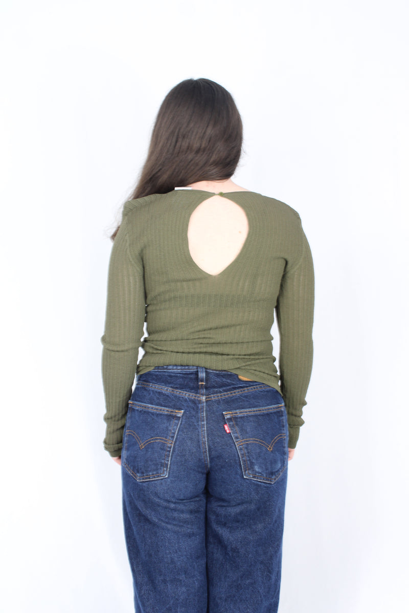 Ruby - Keyhole Knit Top