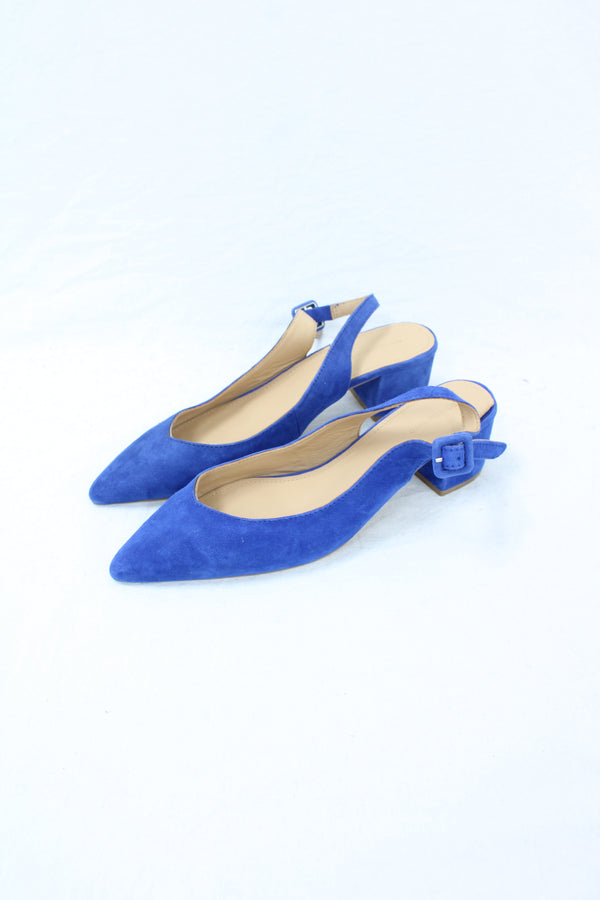 Country Road - Suede Slingback Heels