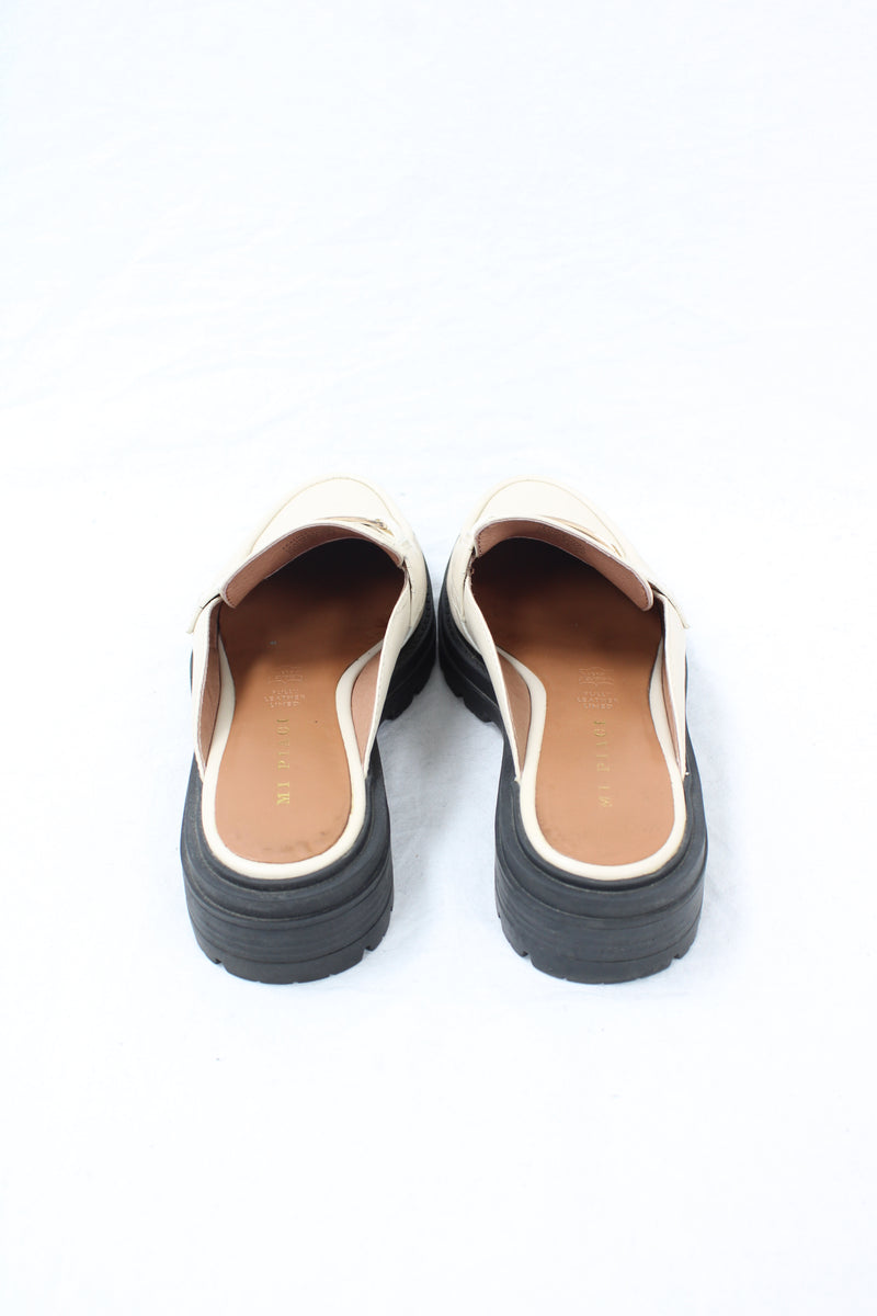 Mi Piaci - Leather Buckle Mules