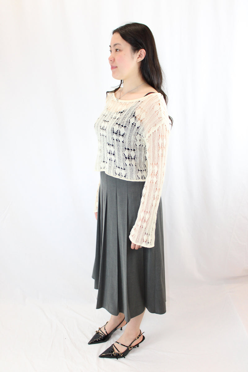 ESWN Studio - Pleated Midi Skirt