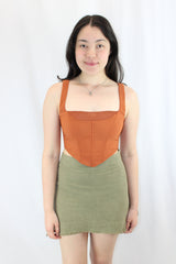 Tiger Mist - Cropped Corset Top