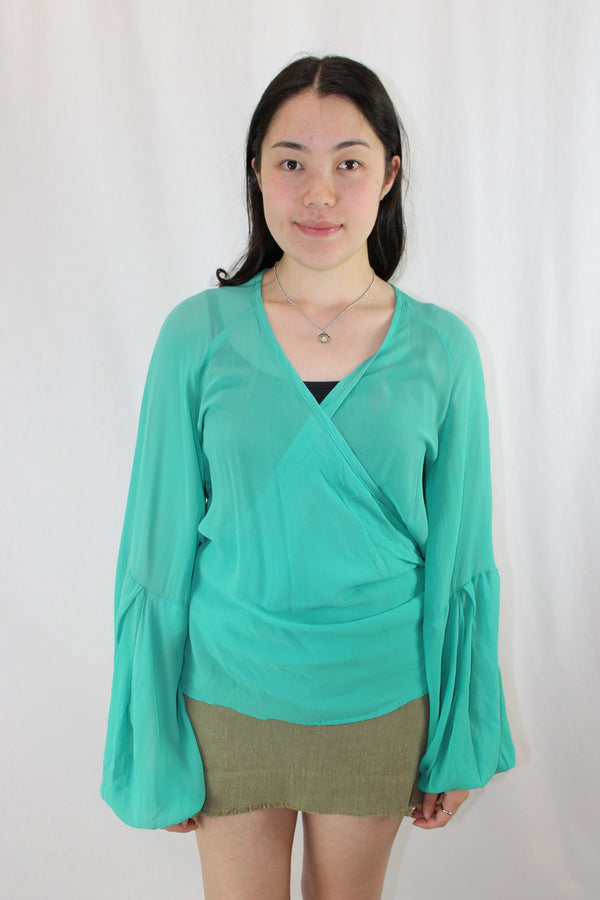 Robyn Mathieson - Silk Wrap Top