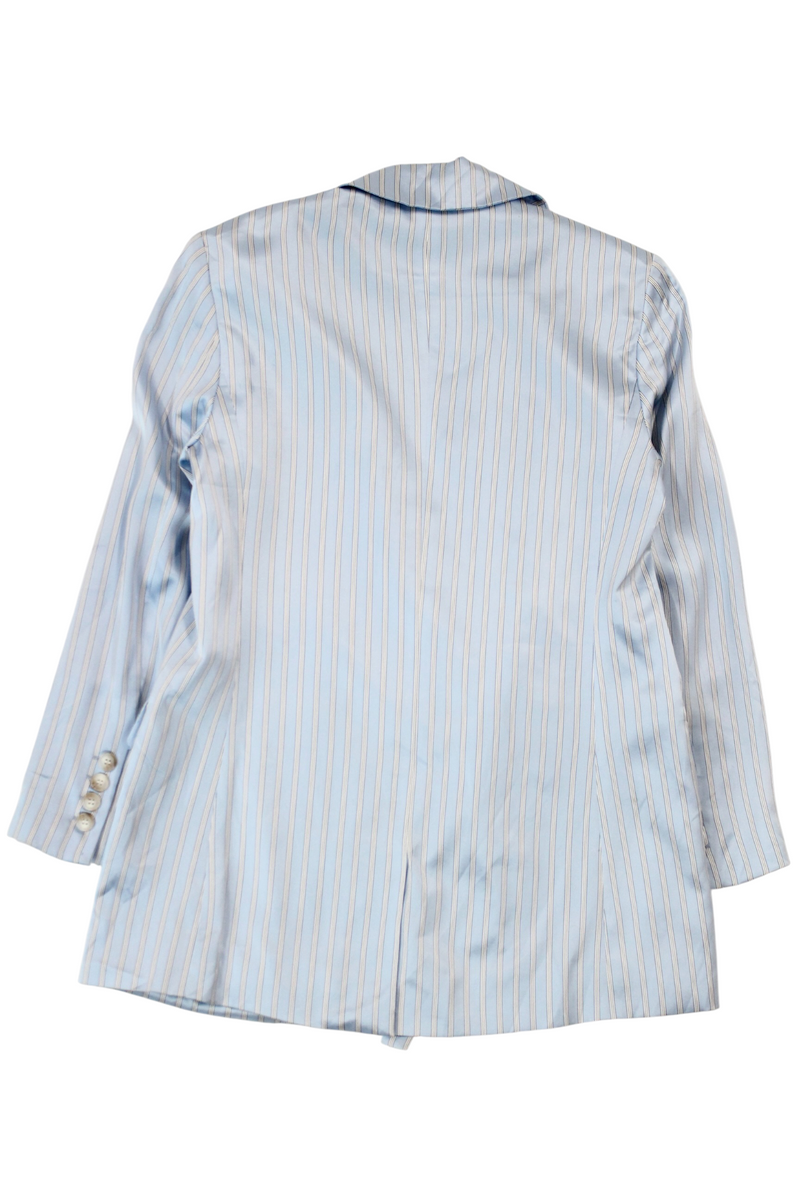 L'Agence - Striped Satin Blazer