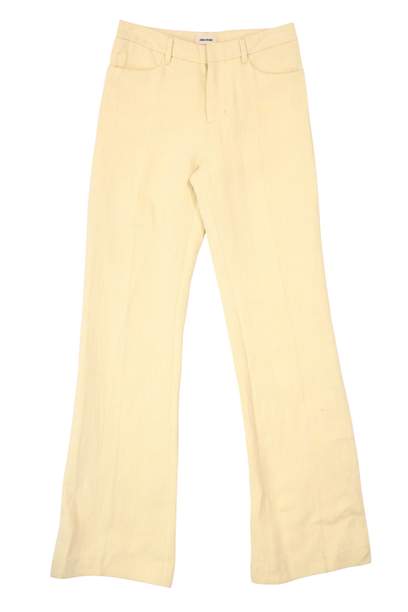 Zadig & Voltaire - Metallic Yellow Suit Pants