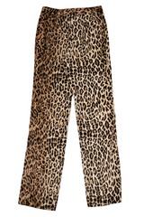 Dolce & Gabbana - Leopard Print Velvet Pants