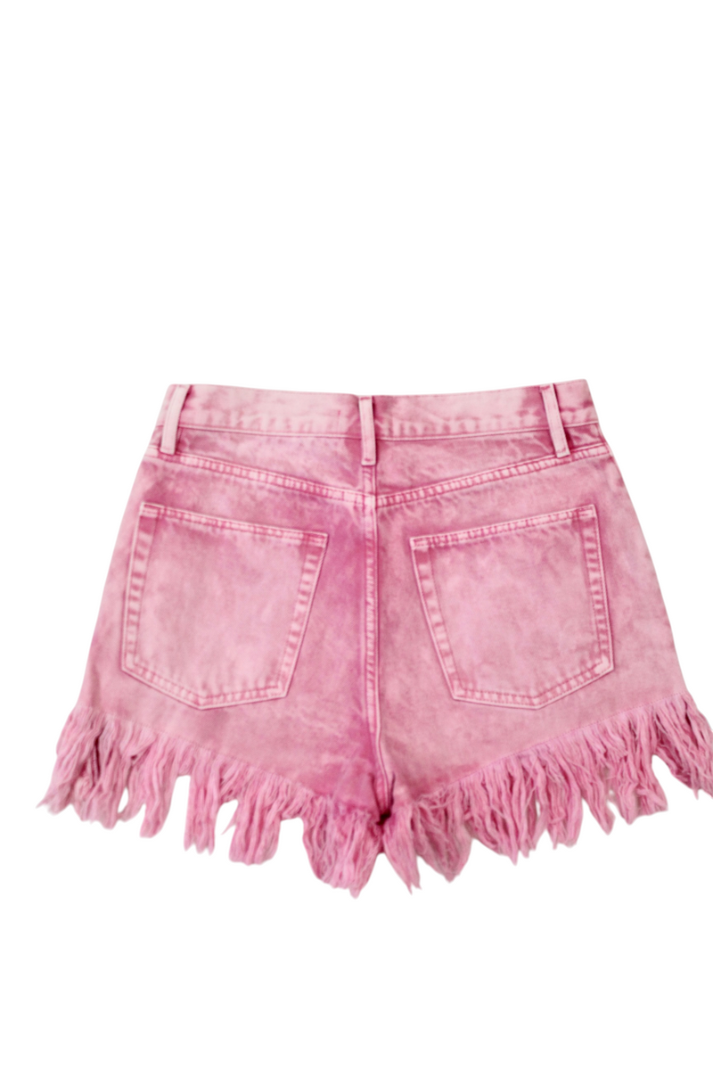 Lovers + Friends - Pink Tie Dye Shorts