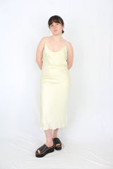 Laing - Yellow Silk Slip Dress