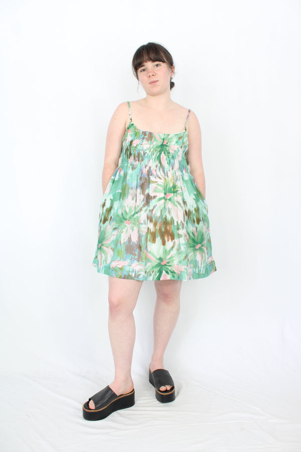 Love Lulu - Splotch Flower Mini Dress