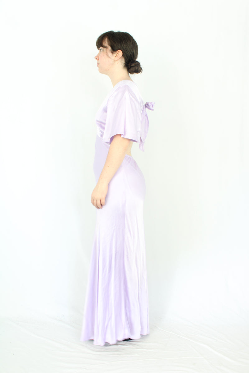 Blak Luxe - Lilac Satin Dress